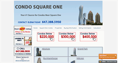 Desktop Screenshot of condosquareonesearch.com